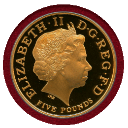 イギリス 2005年 5ポンド 金貨 ネルソン没後200周年記念 PCGS PR69DCAM