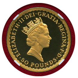 【SOLD】イギリス 1995年 50ポンド 金貨 ブリタニア NGC PF70UC