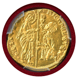【SOLD】イタリア ヴェネチア 1400-13年 ダカット 金貨  PCGS MS65