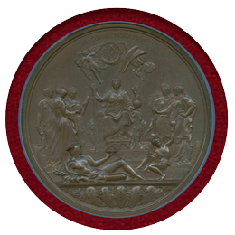 イギリス 1887年 銅メダル ヴィクトリア女王即位50周年記念 NGC MS66BN
