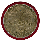 【SOLD】ドイツ ローテンブルク 1920年 銀メダル 都市景観 NGC MS63