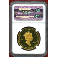 カナダ 2001年 350ドル 金貨 メイフラワー NGC PF68UC