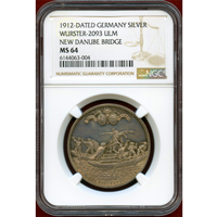 ドイツ 1912年 銀メダル ウルム大聖堂景観 NGC MS64