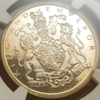 【SOLD】イギリス 1937年 銀メダル エドワード8世戴冠記念 NGC MS63