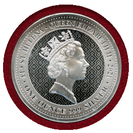 セントヘレナ 2021年 1ポンド 銀貨 Queen's Virtues Victory