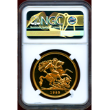 【SOLD】イギリス 1985年 5ポンド 金貨 ミドルエリザベス NGC PF69UC