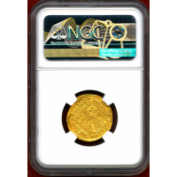 オランダ ホラント 1729年 ダカット 金貨 騎士 NGC MS61+