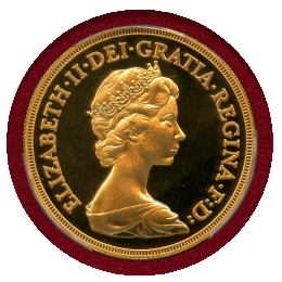 【SOLD】イギリス 1980年 5ポンド 金貨 エリザベス2世 PCGS PR69DCAM