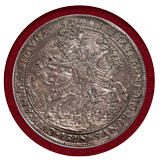 【SOLD】オランダ オーファーアイセル 1597年 2ドゥカトン銀貨 NGC AU55
