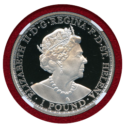 セントヘレナ 2021年 1ポンド 銀貨 ウナとライオン NGC PF70UC