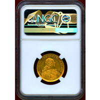 ドイツ レーゲンスブルク ND(1745-65) 1ダカット 金貨 都市景観 NGC MS61