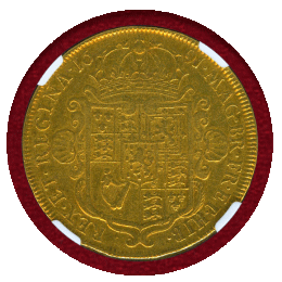 【SOLD】イギリス 1691年 5ギニー 金貨 ウィリアム&メアリー 象と城 NGC XF45