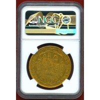 【SOLD】イギリス 1691年 5ギニー 金貨 ウィリアム&メアリー 象と城 NGC XF45