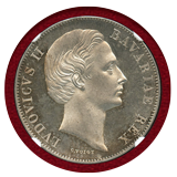 【SOLD】ドイツ バイエルン 1865年 ターラー銀貨　マドンナ NGC MS66