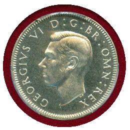 【SOLD】イギリス 1937年 シリング 銀貨 ジョージ6世 Scottish PR67