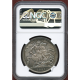 【SOLD】イギリス 1887年 クラウン 銀貨 ヴィクトリア ジュビリーヘッド NGC MS64+