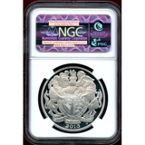 イギリス 2013 5ポンド 銀貨 エリザベス2世戴冠60年記念 NGC PF70UC