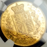 【SOLD】イギリス 1839年 ソブリン 金貨 ヴィクトリア ヤングヘッド NGC PF63CAM