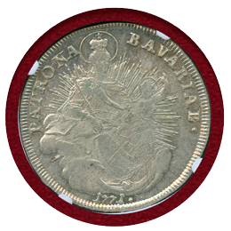ドイツ バイエルン 1771A ターラー 銀貨 マクシミリアン3世 NGC MS61