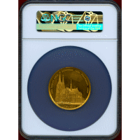 【SOLD】ドイツ 1880年 ギルトブロンズメダル ケルン大聖堂完成記念 NGC MS62
