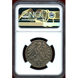 ドイツ ワイマール共和国 1925年 3マルク銀貨 試作貨 Karl Goetz作 NGC PF63