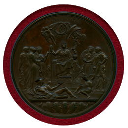 【SOLD】イギリス 1887年 銅メダル ヴィクトリア女王即位50周年記念 NGC MS63BN