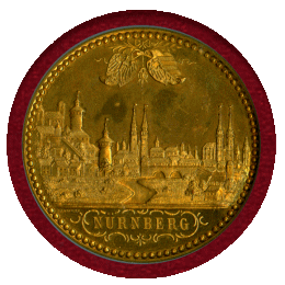 ドイツ ニュルンベルク 1896年 メダル2枚セット バイエルン博覧会 NGC MS62
