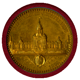 ドイツ ニュルンベルク 1896年 メダル2枚セット バイエルン博覧会 NGC MS62