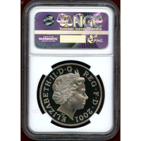 イギリス 2001年 5ポンド 銀貨 ヴィクトリア没後100年 NGC PF70UC