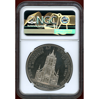 ドイツ ヴュルテンベルク 1869年 2ターラー 銀貨 ウルム大聖堂 PROOF DETAILS