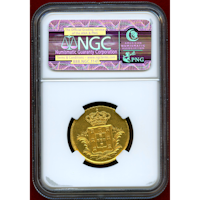 ポルトガル 1830年 2エスクード(3200レイス) 金貨 ミゲル1世  NGC MS62