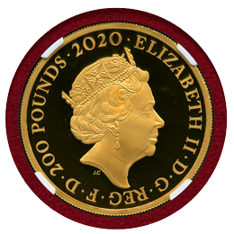 イギリス 2020年 ￡200(2オンス) 金貨 James Bond 007 NGC PF70UC