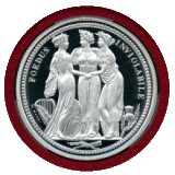 オルダニー 2020年 25ポンド(5oz) 銀貨 スリーグレイセス PCGS PR70DCAM