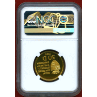 【SOLD】アンドラ公国 1990年 50ディナール 金貨 キタリス NGC PF70UC