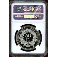 スイス 現代射撃祭 2016年 50フラン 銀貨 ティチーノ NGC PF70UC