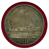 【SOLD】ドイツ ニュルンベルク 1736PGN ターラー 銀貨 都市景観 PCGS MS62