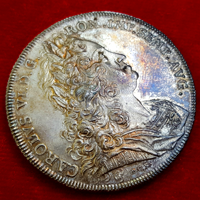 【SOLD】ドイツ ニュルンベルク 1736PGN ターラー 銀貨 都市景観 PCGS MS62