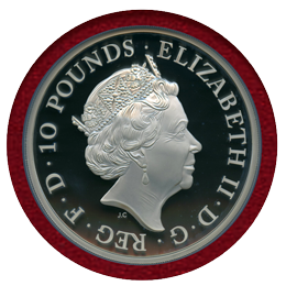 イギリス 2016年 10ポンド 銀貨 ブリタニア NGC PF70UC ER