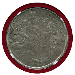 ドイツ バイエルン 1768年 ターラー 銀貨 マクシミリアン3世 NGC MS63