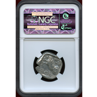 古代ギリシャ アッティカ アテネ 455-440BC 4ドラクマ 銀貨 フクロウ NGC AU