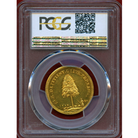 イギリス (1658年) 金メダル オリバークロムウェル PCGS SP62