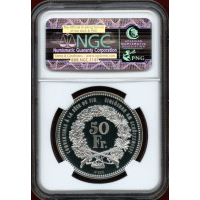 【SOLD】スイス 現代射撃祭 2013年 50フラン 銀貨 ルツェルン NGC PF70UC