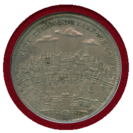 【SOLD】ドイツ ケルン (1705) ターラー 銀貨 都市景観 NGC MS62