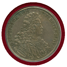 【SOLD】ドイツ ケルン (1705) ターラー 銀貨 都市景観 NGC MS62