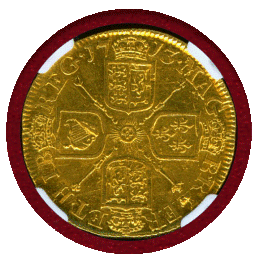 【SOLD】イギリス 1713 ギニー 金貨 アン女王 NGC AU55
