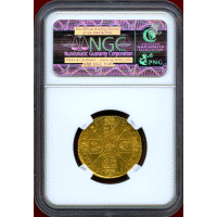 【SOLD】イギリス 1713 ギニー 金貨 アン女王 NGC AU55