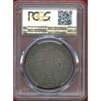イギリス 1703年 クラウン 銀貨 アン女王 VIGO PCGS AU58