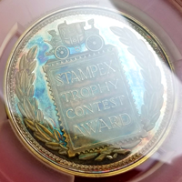 【SOLD】イギリス ND年 スタンペックス トロフィーコンテスト 銀メダル PCGS SP63