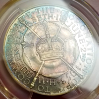 【SOLD】イギリス 1953年 銀メダル エリザベス2世戴冠記念 PCGS SP65+