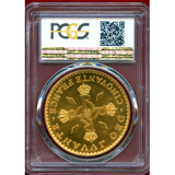 【SOLD】モナコ 1974年 50フラン 金貨 試鋳貨 レーニエ3世 治世25周年記念 SP66